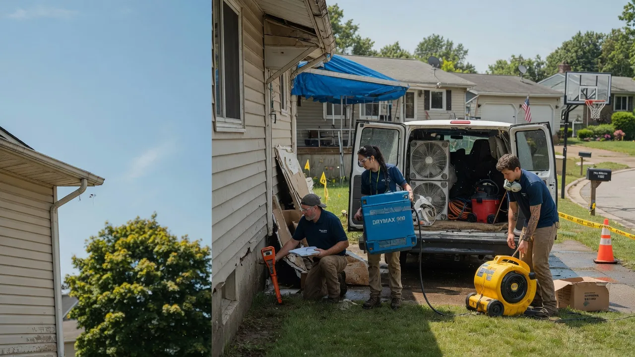 Ceiling Leak Cleanup in Brutus, MI near me