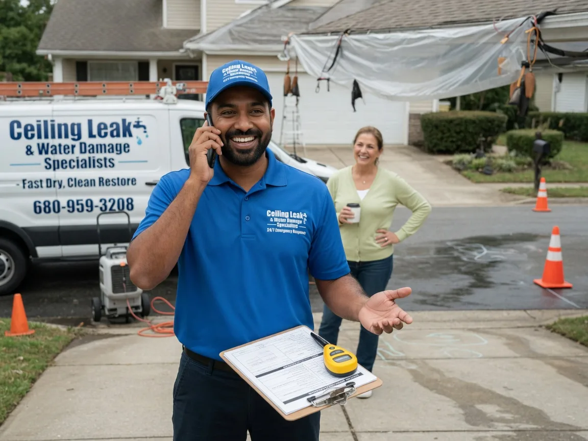 Ceiling Leak Cleanup Brutus, MI FAQs